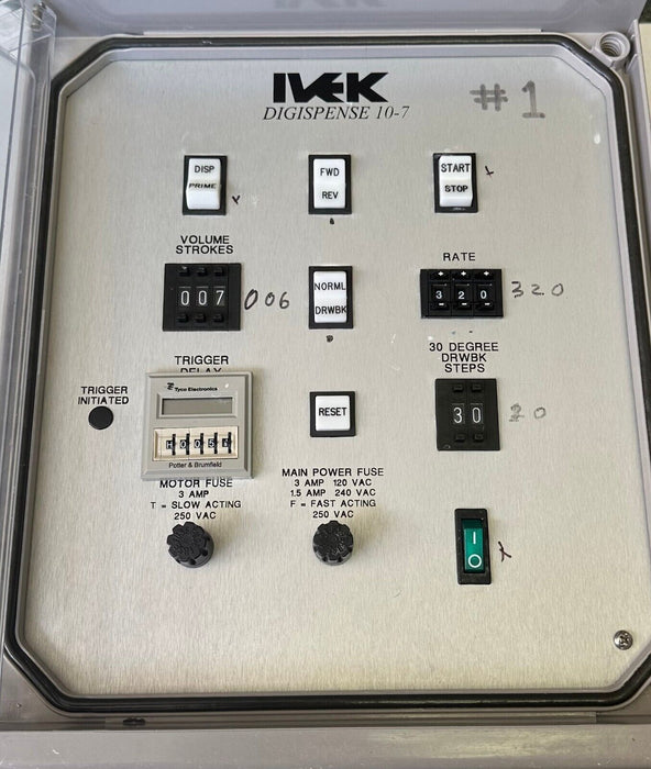 IVEK DS10-7-DE-HD-16MM / DS107DEHD16MM DIGISPENSE 10-7 PUMP CONTROLLER