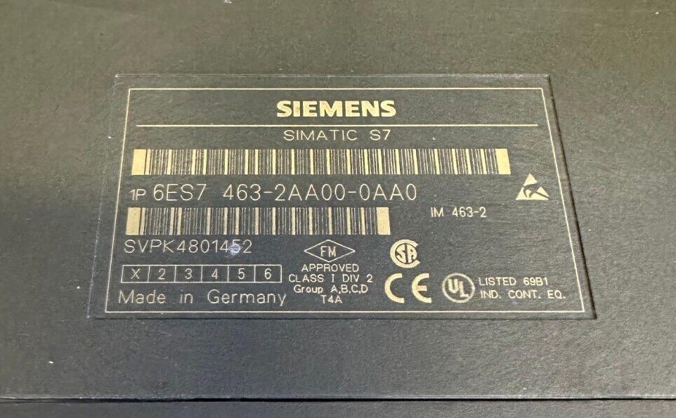 SIEMENS 6ES7 463-2AA00-0AA0 / 6ES74632AA000AA0 XTMR IM 463-2 INTERFACE MODULE