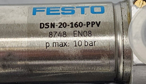 NEW FESTO DSN-20-160-PPV CYLINDER 8748 EN08 PMAX: 10BAR