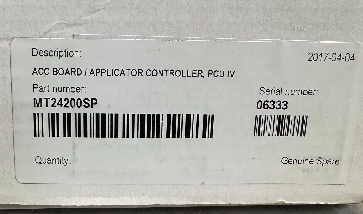 NEW MECTEC ELEKRONIK MT24200SP ACC BOARD 24200E, 4801500D+