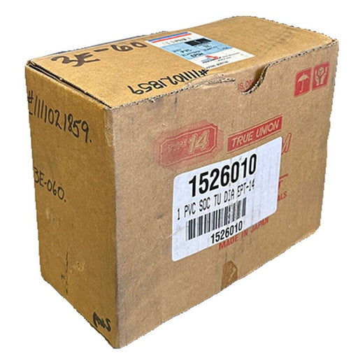 NEW ASAHI 1526-010 / 1526010 TRUE UNION TYPE 14 DIAPHRAGM VALVE 1'' PVC EPDM