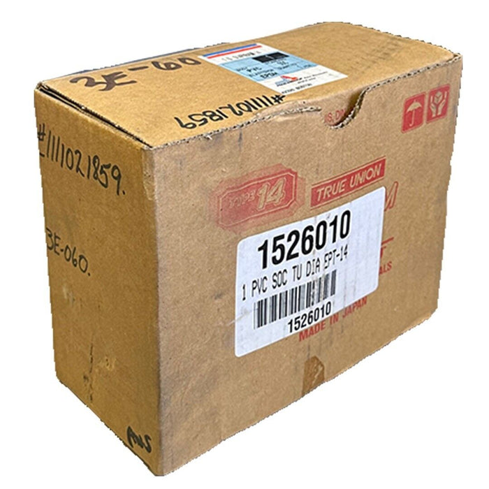 NEW ASAHI 1526-010 / 1526010 TRUE UNION TYPE 14 DIAPHRAGM VALVE 1'' PVC EPDM