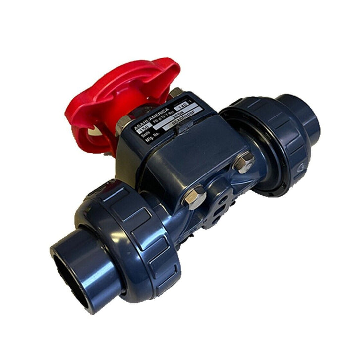 NEW ASAHI 1526-010 / 1526010 TRUE UNION TYPE 14 DIAPHRAGM VALVE 1'' PVC EPDM
