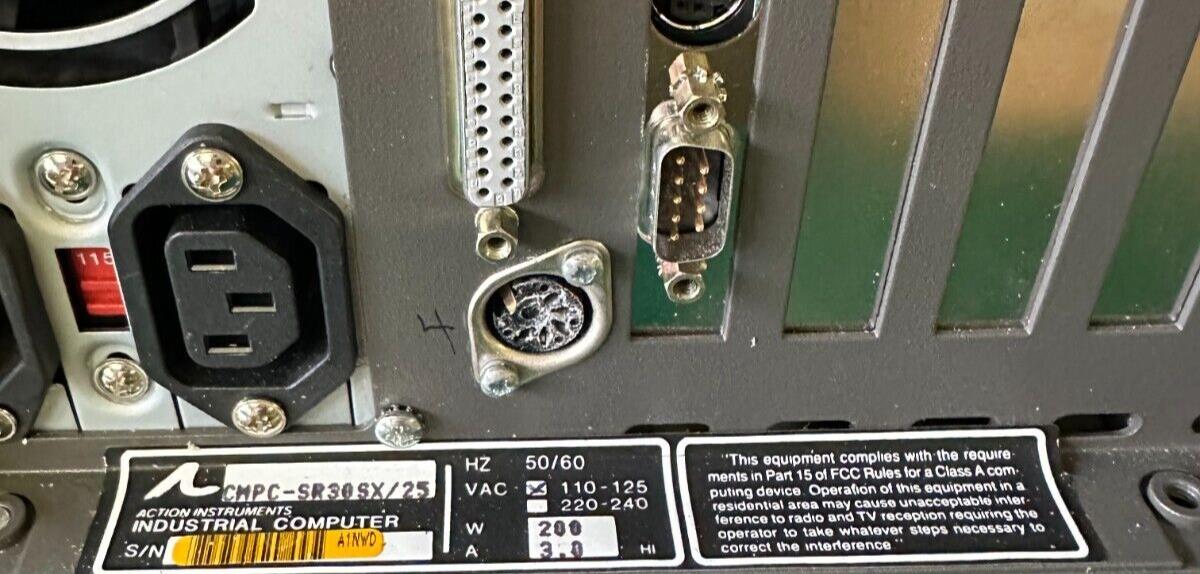 NEW ACTION INSTRUMENTS CMPC-SR30SX/25 / CMPCSR30SX25 INDUSTRIAL COMPUTER 50/60Hz