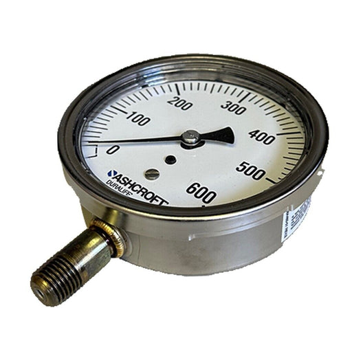 NEW ASHCROFT 35-1009-AW-02L-600#-XLJ / 351009AW02L600#XLJ DURALIFE GAUGE 3-1/2''