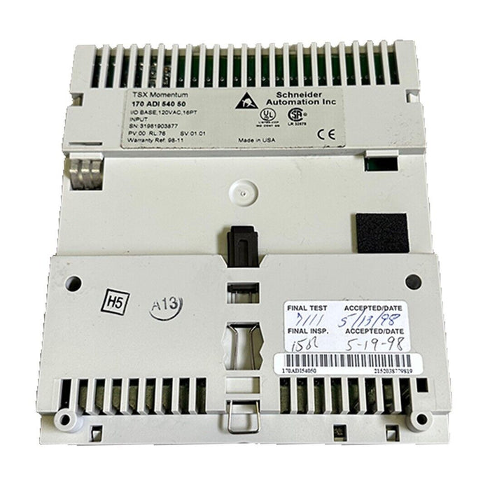NEW SCHNEIDER MODICON 170-ADI-540-50 / 170ADI54050 TSX Momentum I/O BASE 16-PT