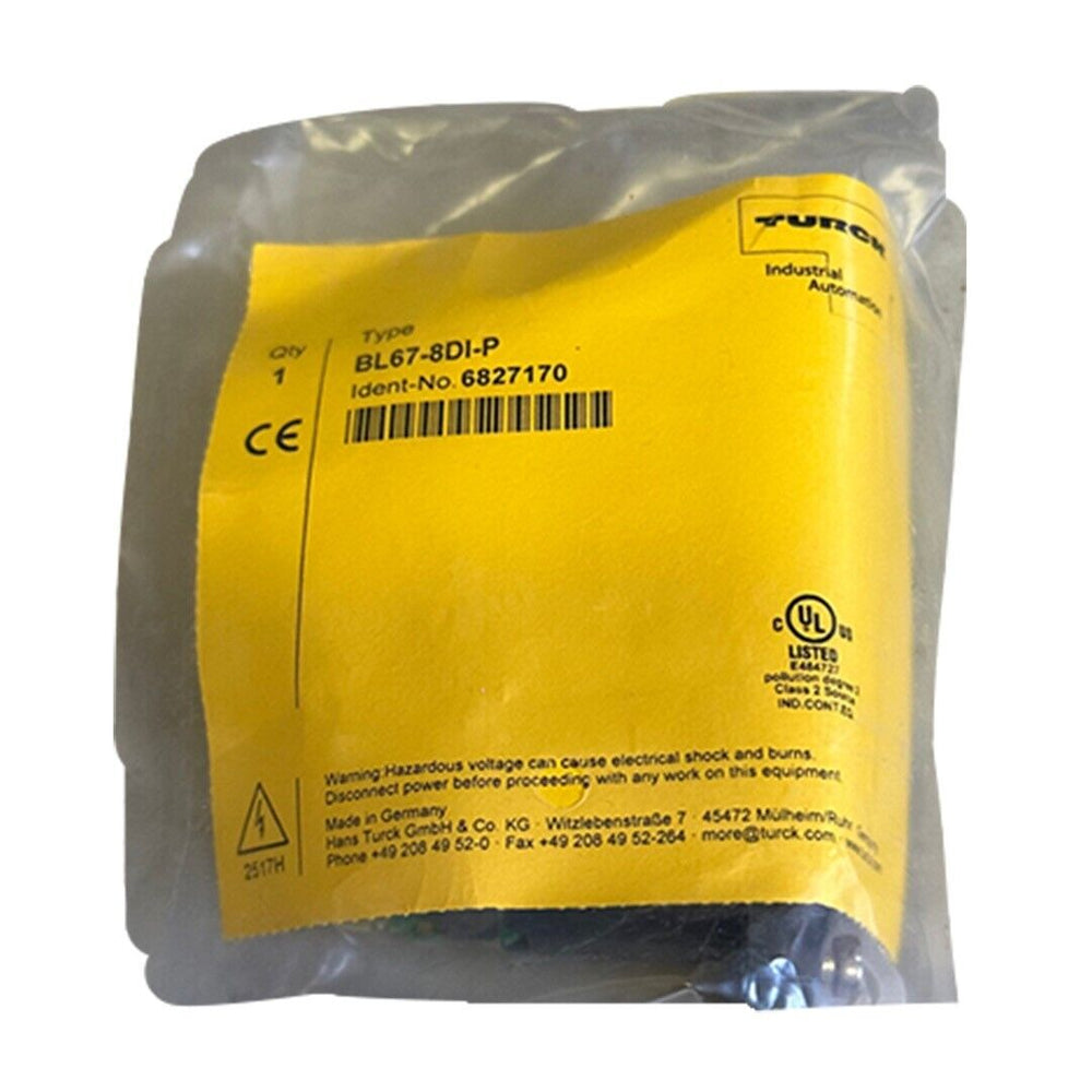 NEW TURCK BL67-8DI-P / BL678DIP BL67 SYSTEM I/O MODULE 8-PT DIGITAL 6827170
