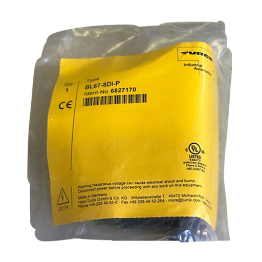 NEW TURCK BL67-8DI-P / BL678DIP BL67 SYSTEM I/O MODULE 8-PT DIGITAL 6827170