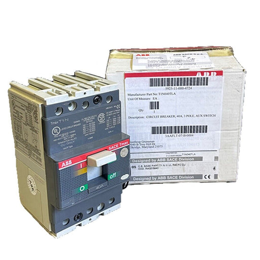 NEW ABB SACE T1N040TLA Tmax CIRCUIT BREAKER 40A 3-POLE T1N TmaxT1N N5596