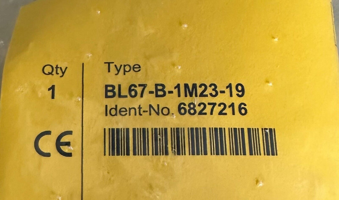 NEW TURCK BL67-B-1M23-19 / BL67B1M2319 BL67 SYSTEM BASE MODULE 6827216