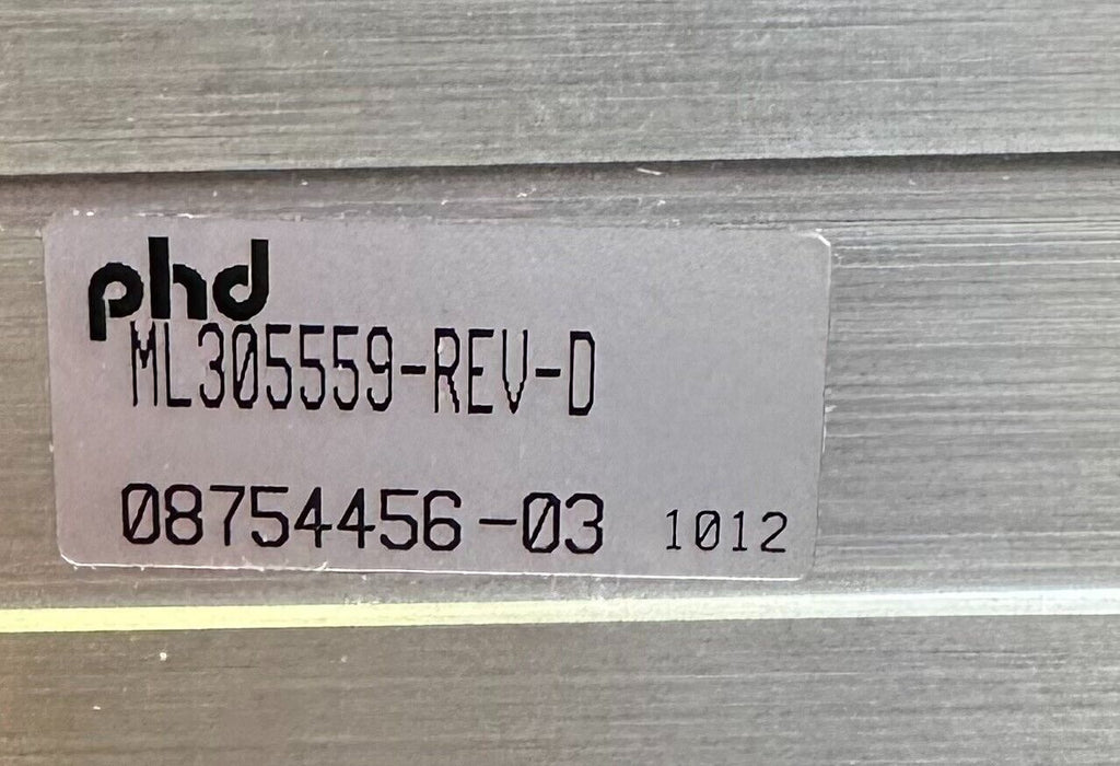 NEW PHD ML305559-REV-D / ML305559 PNEUMATIC ASSEMBLY 08754456-03 / 0875445603