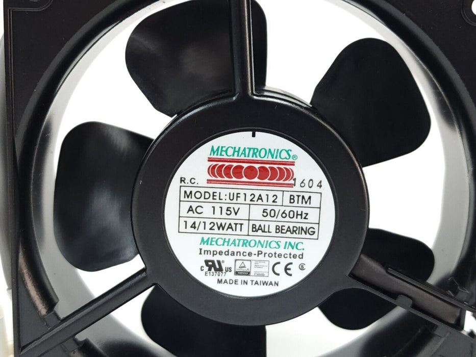 NEW MECHATRONICS UF12A12-BTM AXIAL FAN AC 115V 50/60HZ