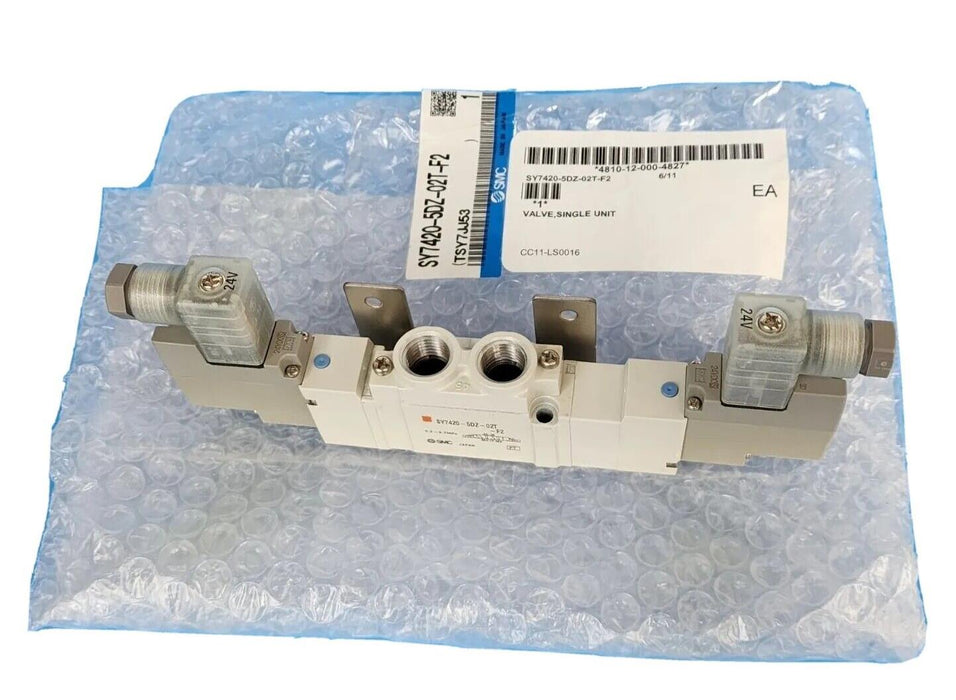 NEW SMC SY7420-5DZ-02T-F2 SOLENOID VALVE 5 PORT
