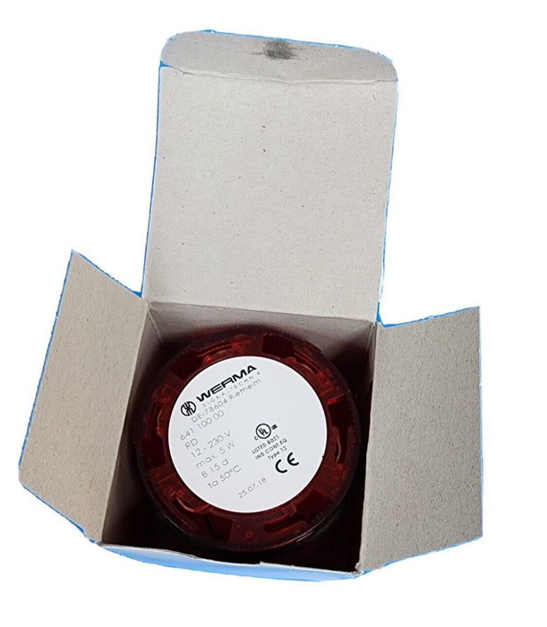 NIB WERMA 641.100.00 LIGHT ELEMENT, RED 64110000