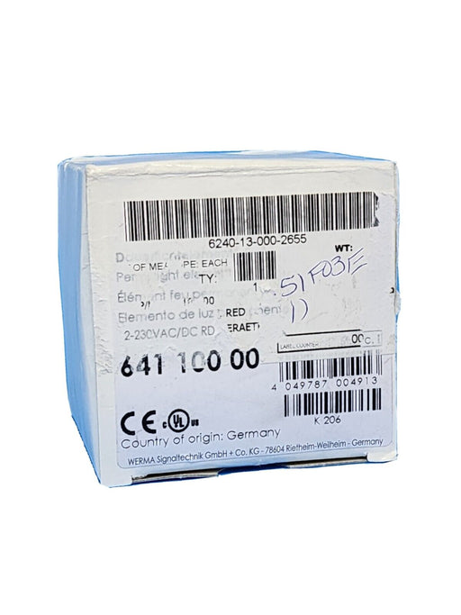 NIB WERMA 641.100.00 LIGHT ELEMENT, RED 64110000
