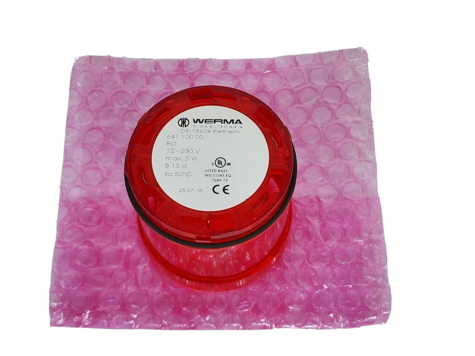 NIB WERMA 641.100.00 LIGHT ELEMENT, RED 64110000