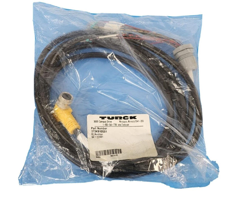 NEW TURCK 173K910G01 CABLE ID NO. U2-12481