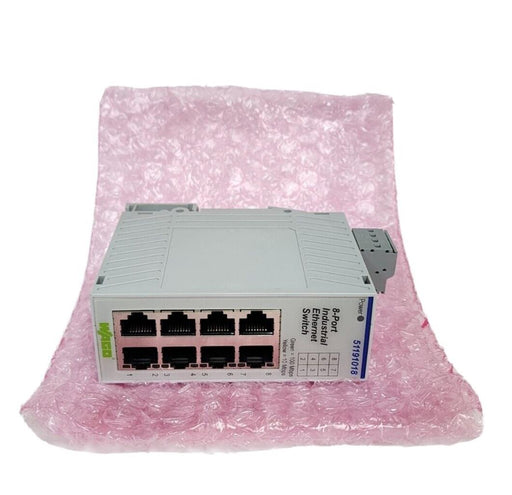 NEW WAGO 51191018 8-PORT INDUSTRIAL ETHERNET SWITCH