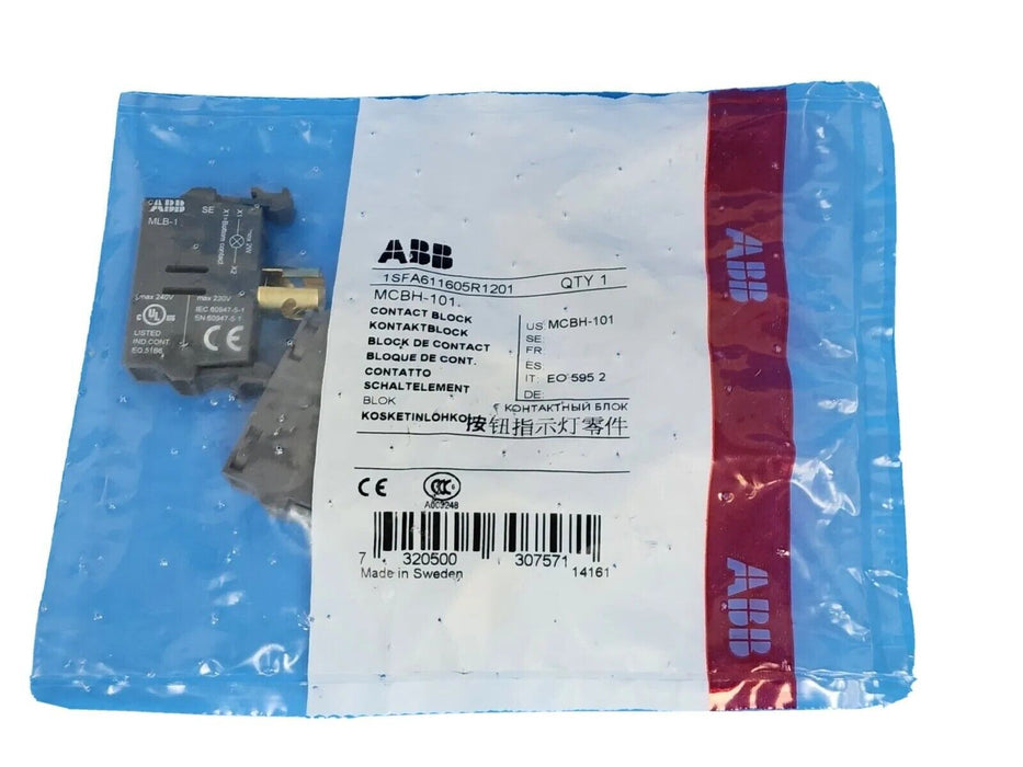 NEW ABB 1SFA611605R1201 CONTACT BLOCK