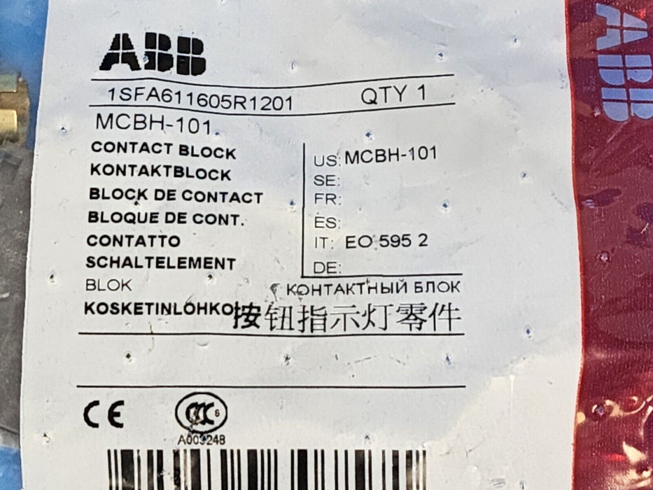 NEW ABB 1SFA611605R1201 CONTACT BLOCK