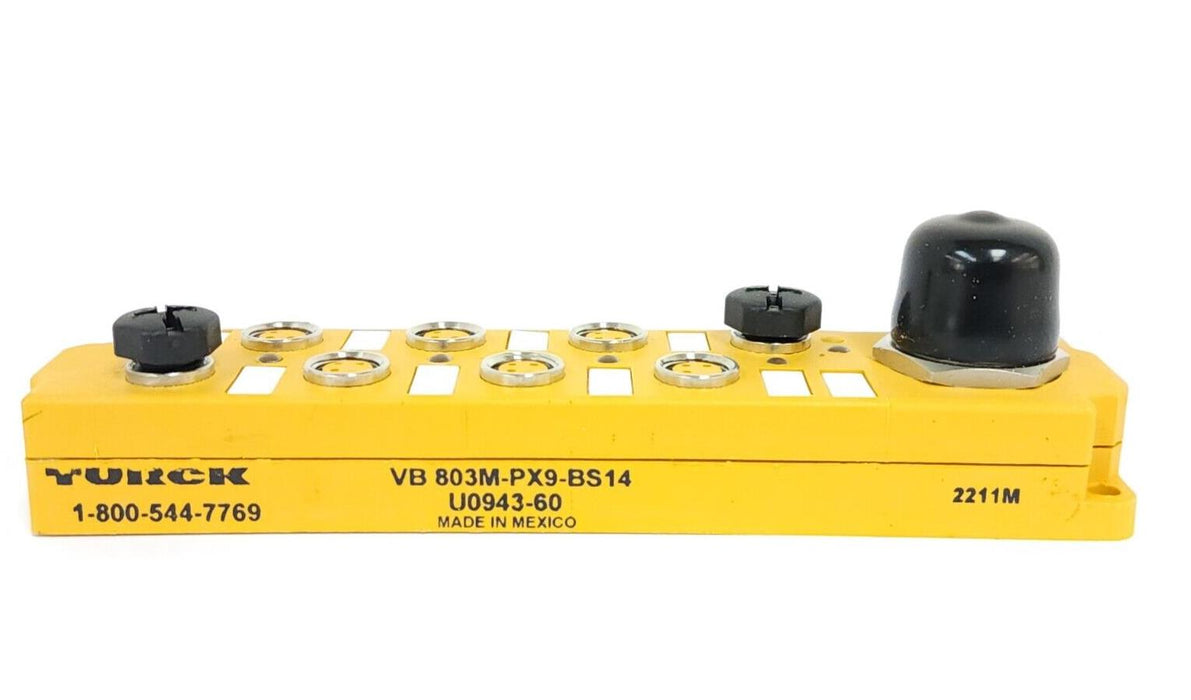 NIB TURCK VB-803M-PX9-BS14 JUNCTION BOX MULTIBOX 8 PORT U0943-60