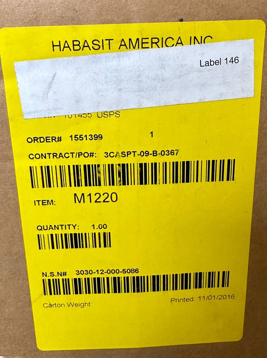 NEW HABISIT AMERICA M1220 FLAT TOP MINIPITCH BELT