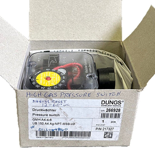 NEW DUNGS GMH-A4-4-6 / GMHA446 HIGH GAS PRESSURE SWITCH 217327 12-60'' WC 120VAC