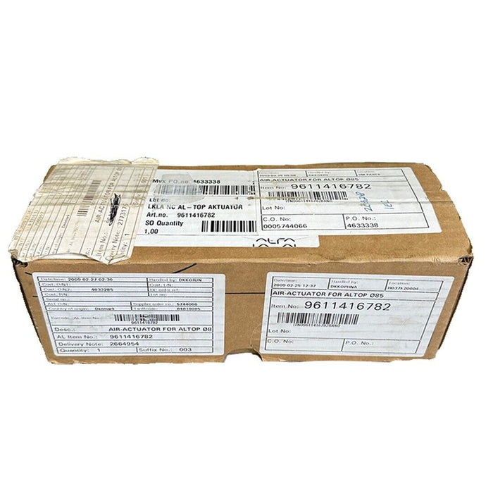 NEW ALFA LAVAL LKLA-NC / LKLANC TYPE LKB PNEUMATIC ACTUATOR 600kPa 9611416782