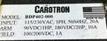 NEW CAROTRON BDP402-000 / BDP402000 DC DRIVE 1PH 115/230VAC 50/60Hz 20A