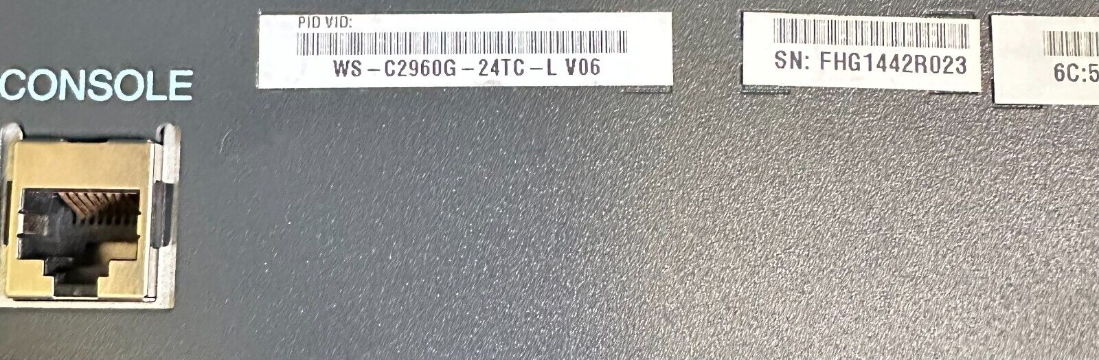 CISCO WS-C2960G-24TC-L / WSC2960G24TCL Catalyst 2960G SERIES ETHERNET SWITCH