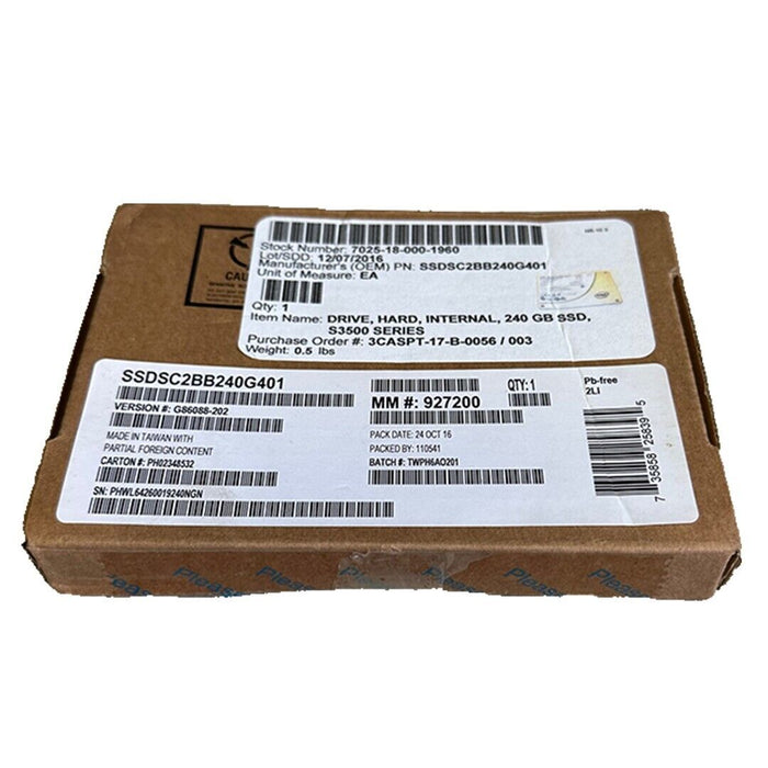 NEW INTEL SSD DC S3500 SERIES 260GB INTERNAL SSDSC2BB240G401 SSDSC2BB240G4