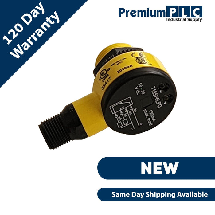 NEW BANNER T18SP6LPQ EZ-BEAM T18 SERIES BARREL-MOUNT SENSOR 4-PIN M12 P/N 33417