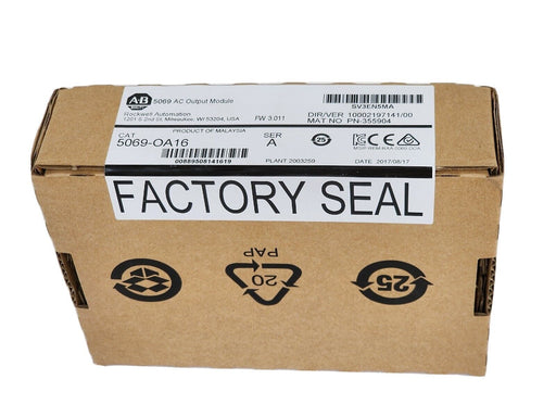 FACTORY SEALED ALLEN BRADLEY 5069-OA16 SER. A 5069 AC OUTPUT MODULE FW 3.011