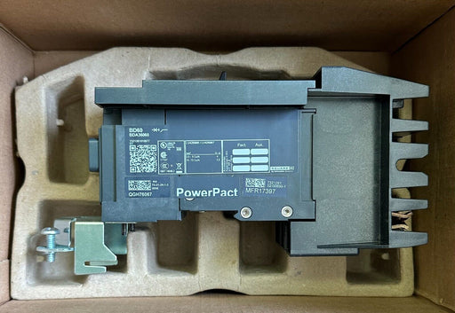 NEW SQUARE D BDA36060 PowerPact B CIRCUIT BREAKER 3P 60A 18kA @ 480V BD060