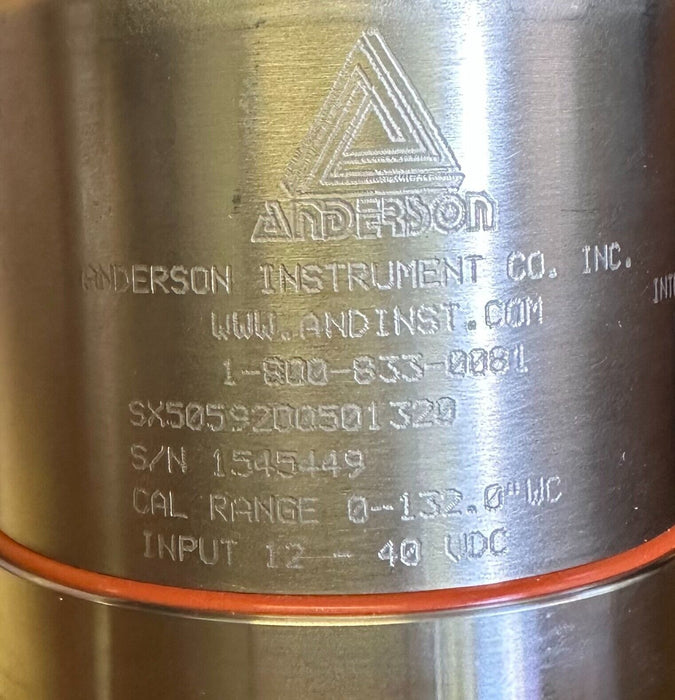 NEW ANDERSON SX5059200501320 SX DRIFTLESS PHARMACEUTICAL LEVEL TRANSMITTER