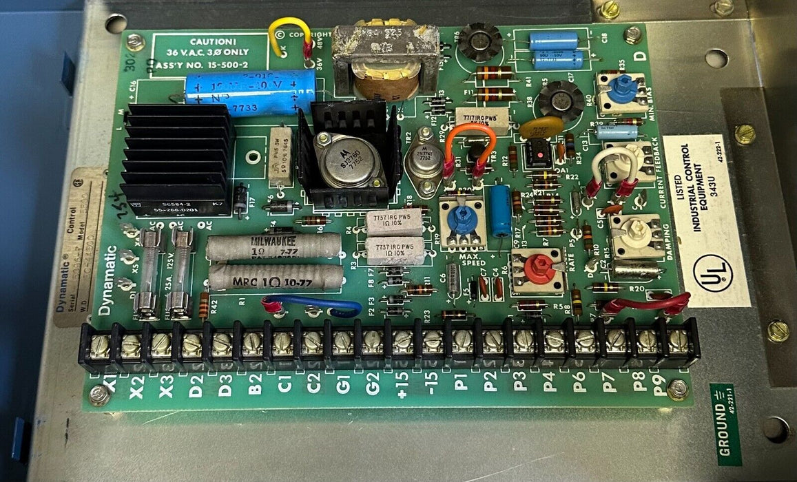 NEW EATON 5500 Dynamatic SOLID STATE CONTROLLER 15-500-2 / 155002 42-139-2