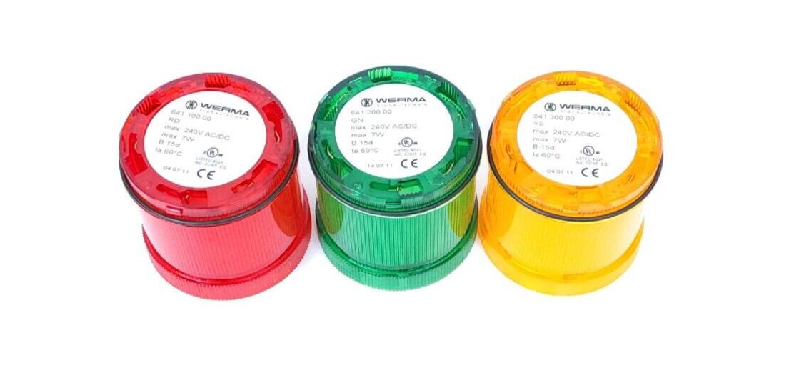 NEW WERMA 641.200.00, 641.100.00, 641.300.00 STACK LIGHTS