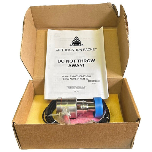 NEW ANDERSON SX6005100503840 SX DRIFTLESS PHARMACEUTICAL LEVEL TRANSMITTER