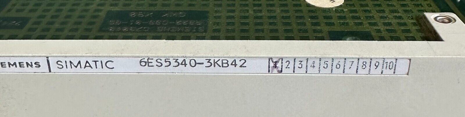 SIEMENS 6ES5340-3KB42 / 6ES53403KB42 MEMORY MODULE 64K COMPACT C79040-W8