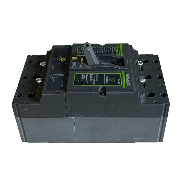 NEW NOARK M1N80T3L MOLDED CASE CIRCUIT BREAKER 80A 600V 50/60Hz M1N