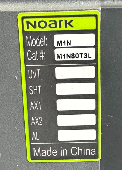 NEW NOARK M1N80T3L MOLDED CASE CIRCUIT BREAKER 80A 600V 50/60Hz M1N