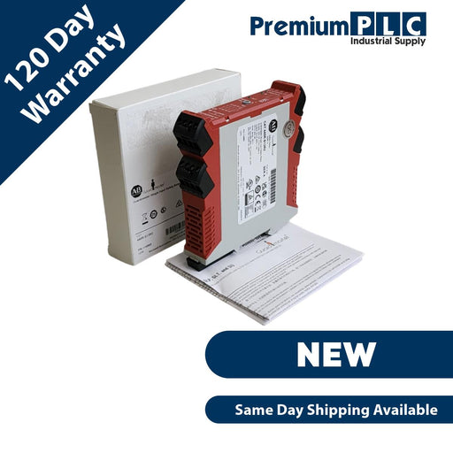 NEW ALLEN BRADLEY 440R-S13R2 /A GUARDMASTER SINGLE INPUT SAFETY RELAY F/W 2.01