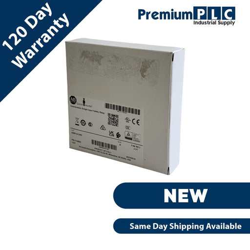 NEW ALLEN BRADLEY 440R-S13R2 /A GUARDMASTER SINGLE INPUT SAFETY RELAY F/W 2.01
