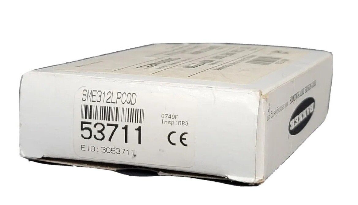 NIB BANNER SME312LPCQD PHOTOELECTRIC SENSOR 10-30 VDC