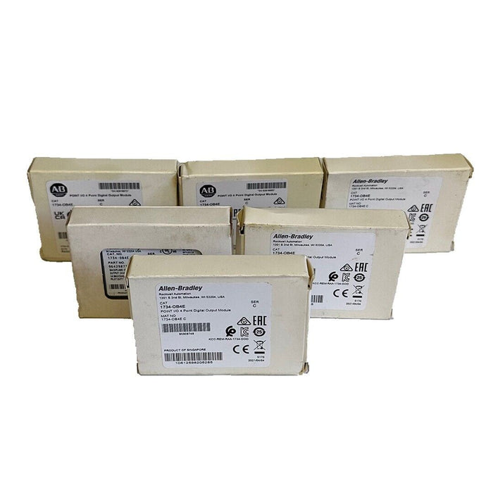 6 NEW ALLEN BRADLEY 1734-OB4E /C POINT I/O 4-PT  DIGITAL OUTPUT MODULE 1734OB4E