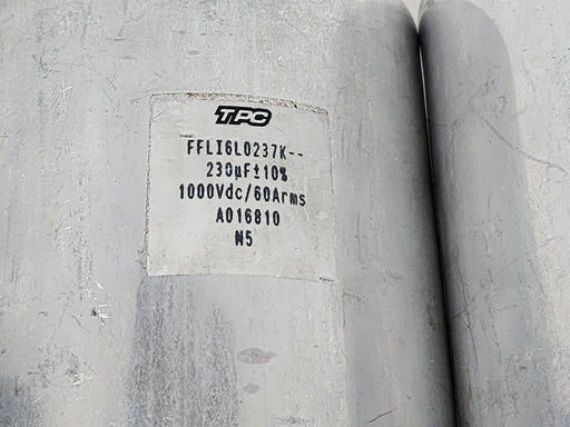LOT OF 4 TPC FFLI6L0237K 230uF 10% 1000VDC/60ARMS