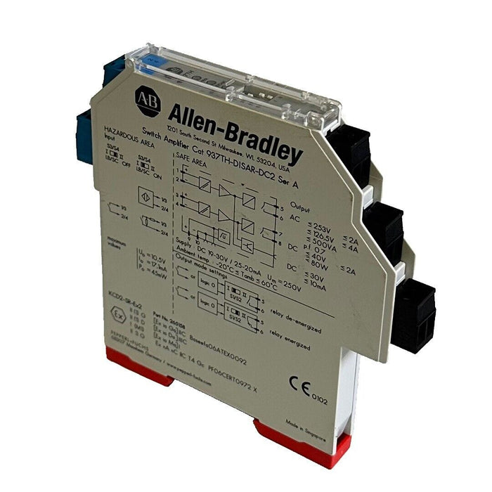 ALLEN BRADLEY 937TH-DISAR-DC2 /A INTRINSIC SWITCH AMPLIFIER 24Vdc 2-CHNL