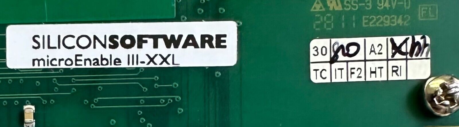 NEW SILICON SOFTWARE microEnable III-XXL / IIIXXL 2-PORT FRAME GRABBER Rev. 4.1