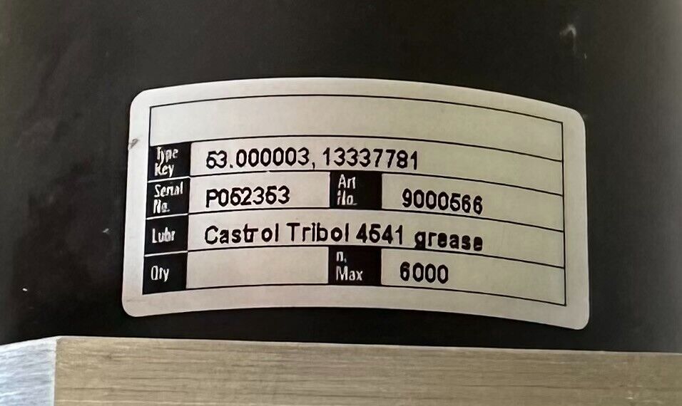 NEW MACRON DYNAMICS 10134B01 LINEAR SLIDE ACTUATOR W/ 53.000003 13337781 9000566