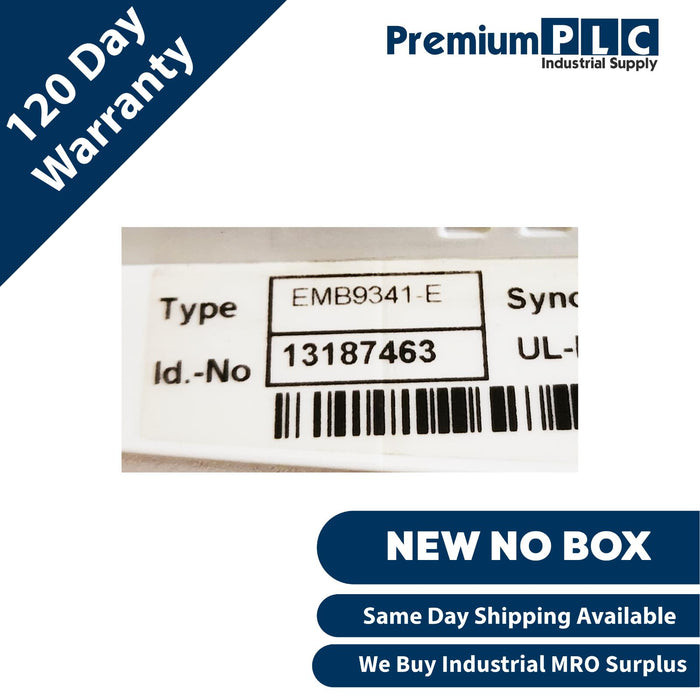 NEW LENZE EMB9341-E / 33.9341-E.3D.11 REGENERATIVE POWER SUPPLY MODULE 13187463